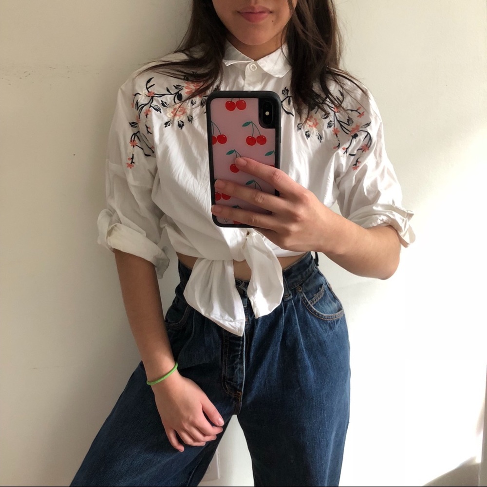 FINAL PRICE DROP Embroidered Button Up - Picture 5 of 5